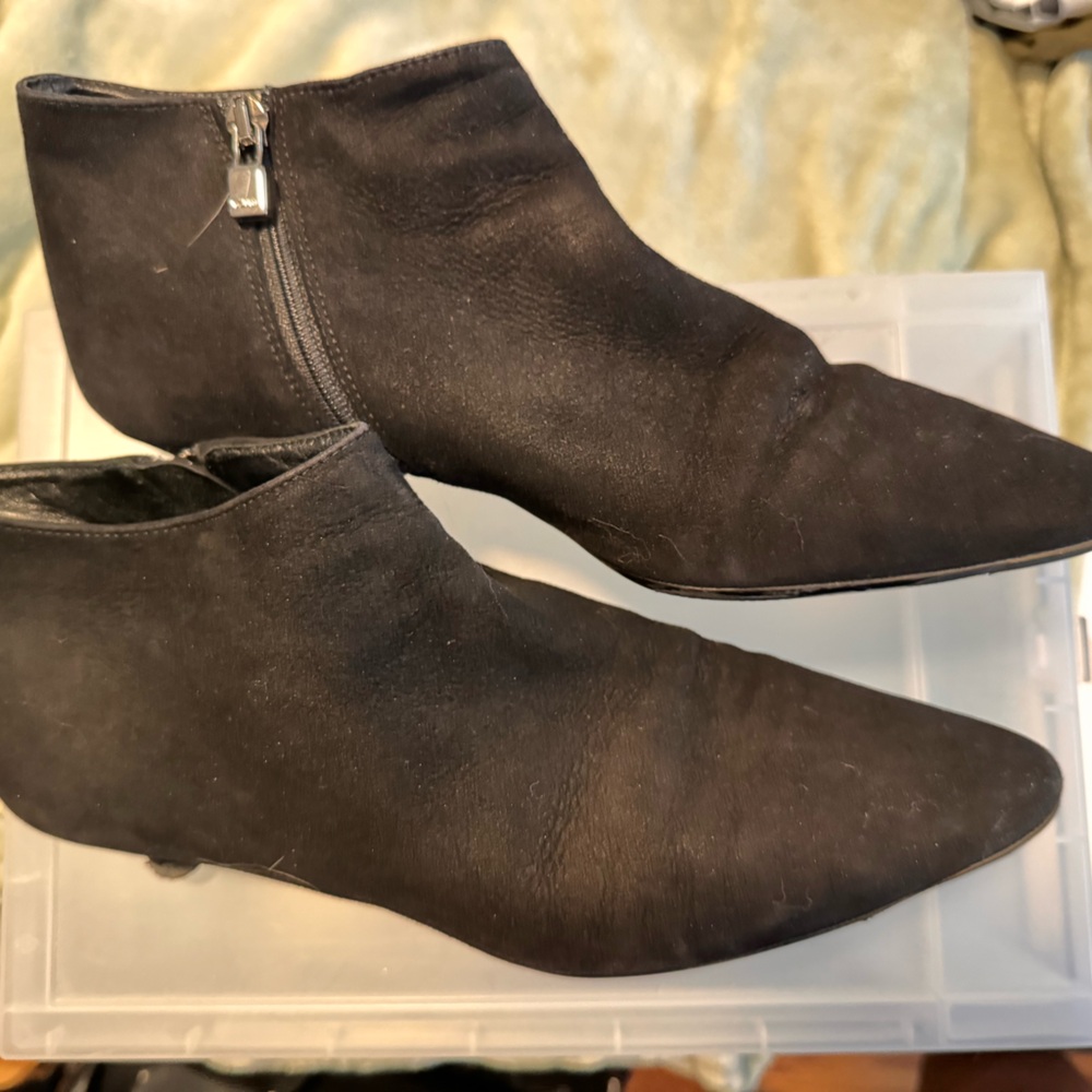 PRADA SUEDE BOOTIES